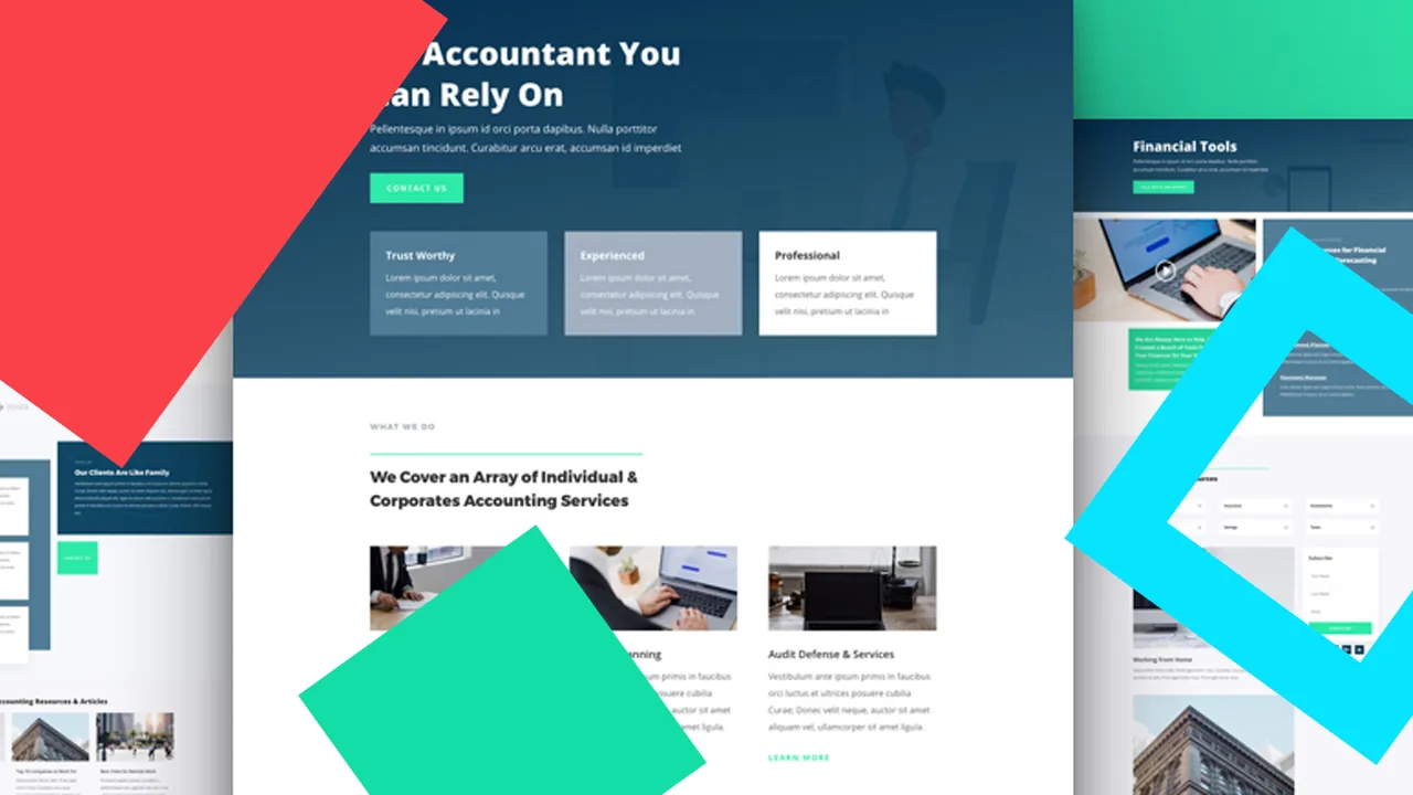 Elementos de diseño web atractivos