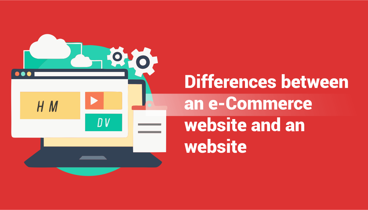 Commerce website and an website